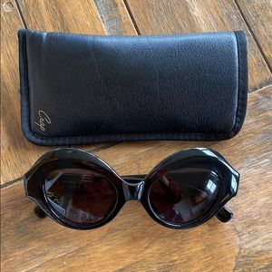 Crap Eyewear Black Saloma Tropic Sunglasses
